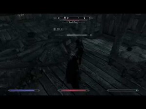 Blocking combat behavior improvement for Skyrim