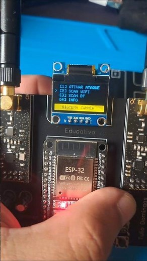 DIY Bluetooth Jammer Blocker #arduino #esp32
