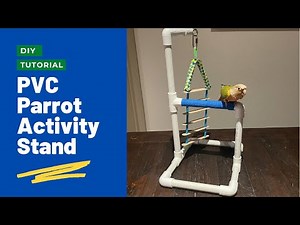 PVC Parrot Activity Stand