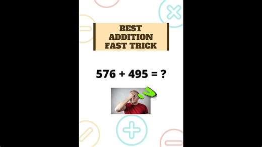 Best Fast Addition Trick for Kids