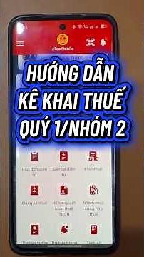 Hướng dẫn kê khai thuế quý 1 cho nhóm 2 hộ kinh doanh #hokinhdoanh #canhankinhdoanh