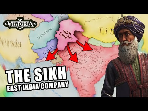THE SIKH EMPIRE FIGHTS FOR INDIA | Victoria 3 - Sikh Empire Ep.01 Let's Play Mini-Series