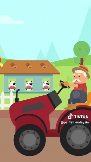 PalFish Class 64: Animals 🐄 Rabbit -> Arnab🐇 Pig -> Babi🐖 Cow -> Lembu🐄 Duck -> Itik🦆 #english #kidslearning #kidenglish #palfish #palfishenglish #fypシ゚viral🖤tiktok #animals
