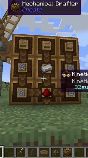 How to set up Simple Mechanical Crafting in Minecraft Create mod