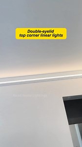 A variety of aluminum alloy top corner linear lights. #lamp #light #led #smarthome #lightingdecor #homedecor #lightingdesign #lampdesign #interiordesign #lampfactory #ledstriplights #ledstrips #diy #installation #designer #architect #architecture #instagood #home #atmosphere #aleadhome #aleadlighting | Alead Lighting