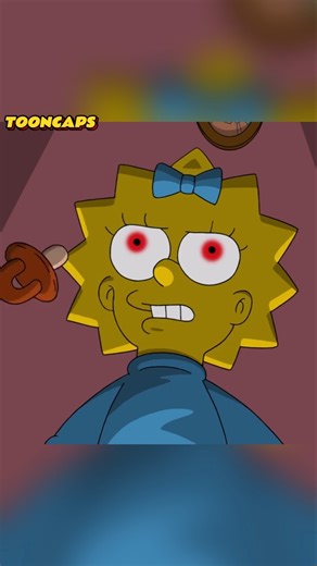 Demon Maggie Goes FULL Exorcist #thesimpsons