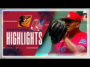 RED SOX HIGHLIGHTS: Red Sox vs Orioles - Ranger Suarez Makes 2nd Spring Training Start