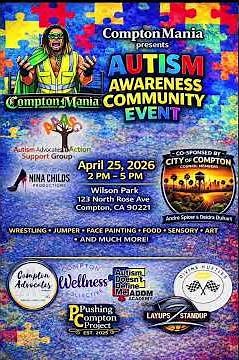 COMPTONMANIA AUTISM AWARENESS EVENT 🎉 LIVE PRO WRESTLING + COMMUNITY DAY! (FREE – RSVP REQUIRED!)