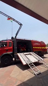 Grateful to BJP Delhi State Fire Services for the opportunity to present upgraded firefighting game-changer ARMOUR (Automated Robotic Mist Omni Utility Rakshak) at The Secretariat. It was honor to showcase in the presence of Hon’ CM Smt Rekha Gupta Ji and Shri Ashish Sood ji. #DefenceTech #MakeInIndia #Startups #FireSafety #SwadeshiEmpresa #ARMOUR | Indian Fire Service