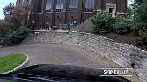 Take a drive down the crookedest street in the world - Snake Alley in Burlington, Iowa. | Iowa Road Trip