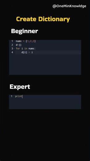 Create Dictionary python Program