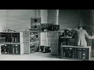 During World War II, amateur radio operators.