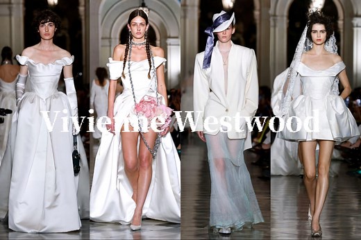 【秀场直击】 Vivienne Westwood 2026 婚纱秀丨“叛逆浪漫的史诗绽放，西太后以2026婚纱秀续写不羁神话，将朋克精神与古典美学熔铸成未来新娘
