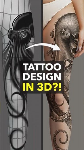 Design a tattoo in 3D!