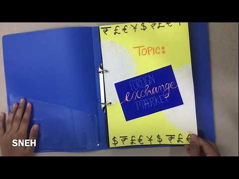 Economics Project on FOREIGN EXCHANGE- Class 12 CBSE