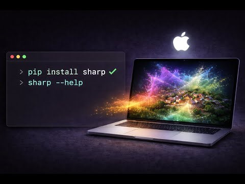 Apple Sharp 3D Photo Tutorial (1 image to Gaussian Splatting)