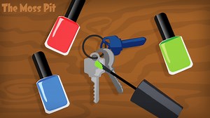 The Moss Pit: Nail Polish on Keys!