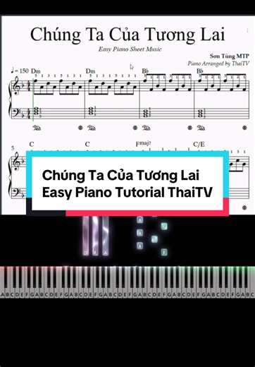 Chúng Ta Của Tương Lai Easy Piano Tutorial