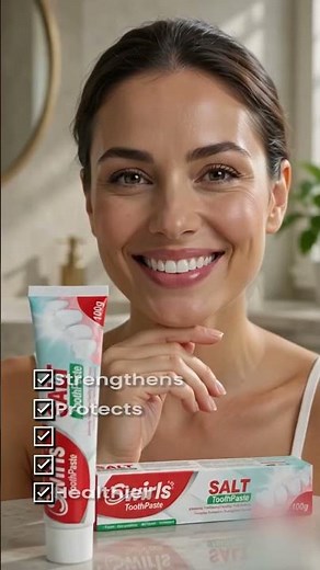 Strengthen your smile every day | Swirls Salt Toothpaste | Medplusmart