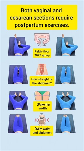 Postpartum Exercises After Normal Delivery & C-Section | Pelvic Floor & Core Recovery