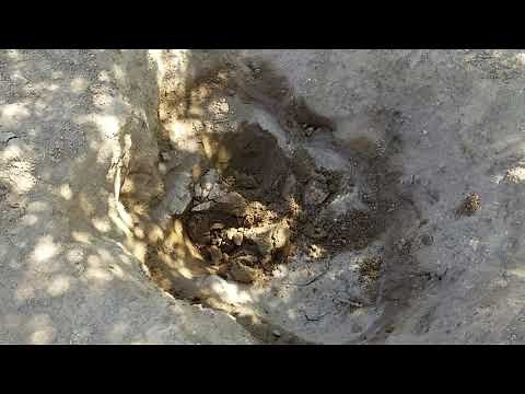 How to dig a hole the easy way