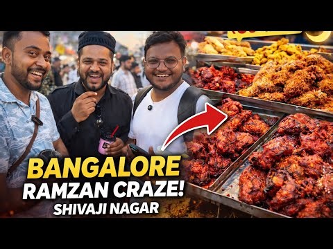 Ramzan Food Mela Shivaji Nagar Bangalore | Iftar Street Food Tour | Budget ₹50-₹200