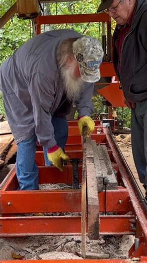 #shortvideo! Putting 1st 1/2”Cherry Edging Board on the mill to Saw 1st Edge!