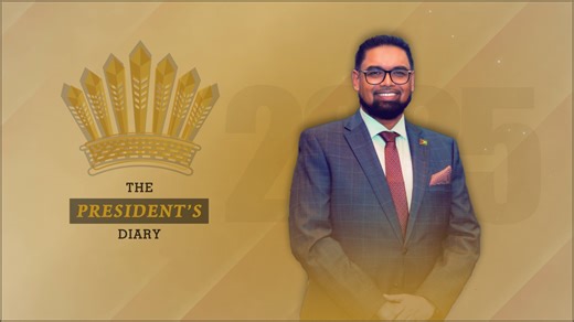 WATCH || The President's Diary, where we take a look at His Excellency Dr Mohamed Irfaan Ali’s week of activities | Department of Public Information