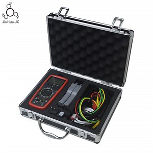 [Hot Item] Double Clamp Digital Phase Voltmeter Multimeter Transformer Volt Ammeter Meter