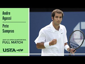 Andre Agassi vs. Pete Sampras Full Match | 2001 Full Match Quarterfinal