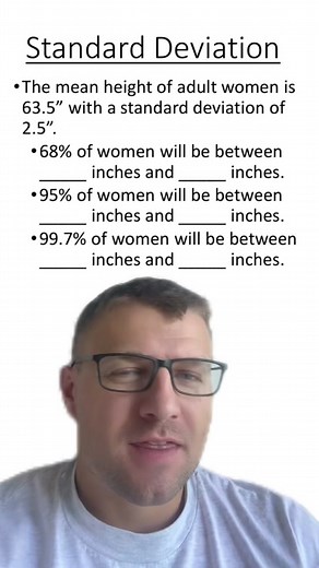Standard Deviation #statistics #biology #apbiology #standarddeviation #math #greenscreen