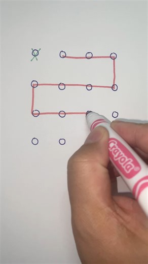 Connect dots with line | puzzle game #puzzle #game #reels | Math Puzzle