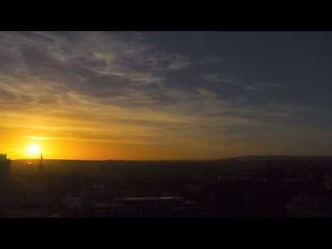 Sunrise and Sunset Timelapse - Bristol City Centre