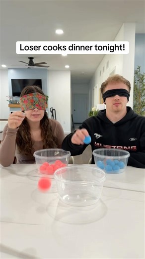 Blindfolded Challenge… Loser Cooks Dinner 😂