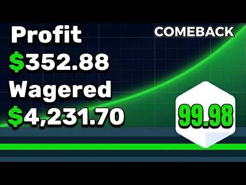 LOW RISK PROFIT DICE STATEGY ON STAKE!