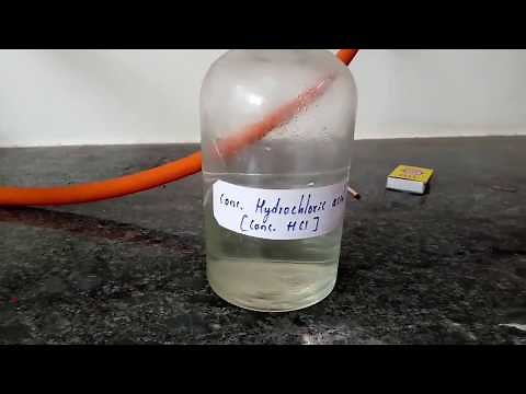 How to prepare chlorine water