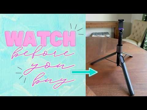 Quick Setup Phone Tripod and Selfie Stick
