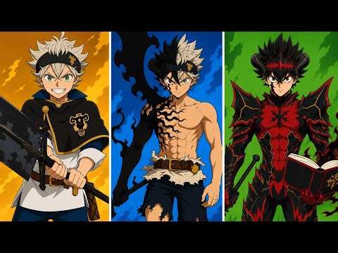 All 7 of Asta's Forms in Black Clover!