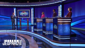 4 out of 5 super champs have lost on a Monday, but not Amy Schneider! She’s still winning! #OverheardOnSet | Jeopardy!