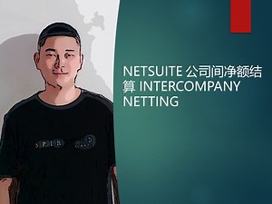 NETSUITE 公司间净额结算 INTERCOMPANY NETTING