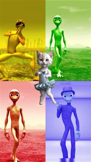 #alien Dance Battle Dame to cosita #aliendance #elchombo #coffindance