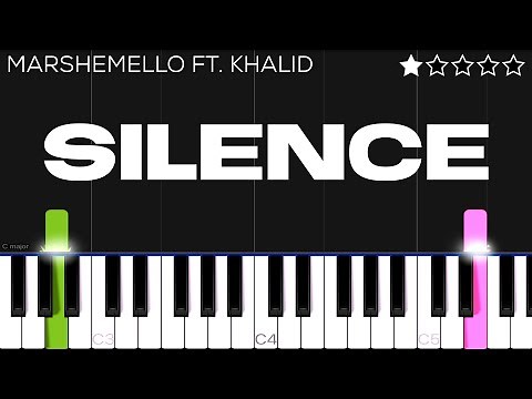 Marshmello ft. Khalid - Silence | EASY Piano Tutorial