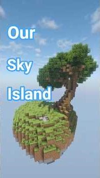 My Communal Sky Island (Designed By YOU!) 🫵 Part 1 #shorts #minecraft #fyp