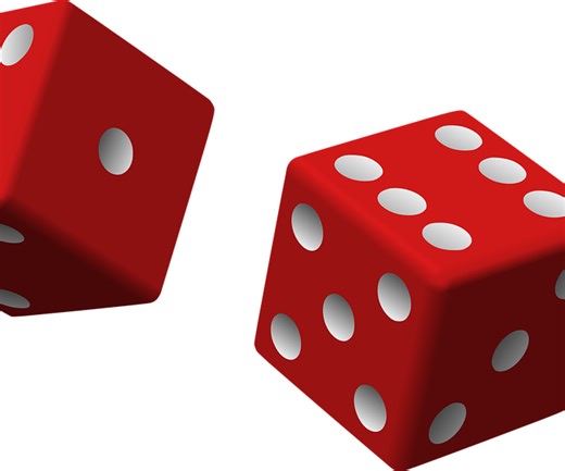 VISUINO Rolling Dice Using 0.96 Inch 4 Pin OLED Module