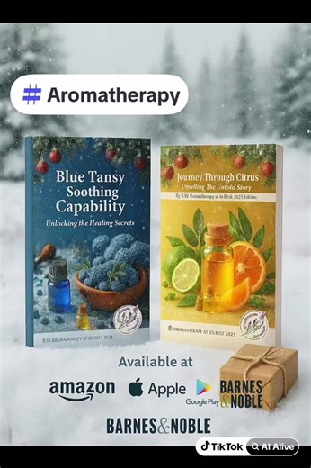 Hook: “Two books. One soothing season.” Body: “Blue Tansy calms your spirit. Journey Through Citrus awakens your senses. Together, they bring balance, clarity, and holiday peace.” CTA: “Tap to read — available everywhere ebooks are sold.”