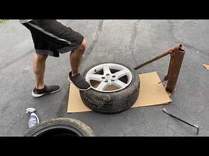 Homemade Bead Breaker and How To Change a Tire by Hand