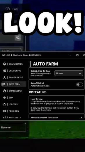 OP Roblox Blue Lock Rivals Script 2025 ⚡ #robloxscripts