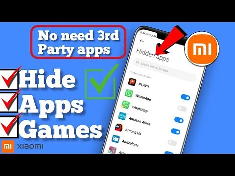 How to hide apps and games on Xiaomi Redmi/poco/MIUI 12