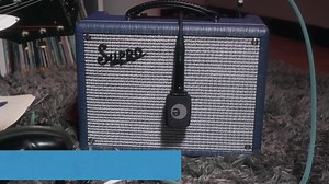 Watch as Kirk pushes the '64 Reverb's Jensen C8R to a borderline fuzz tone with some added Delay. | Supro