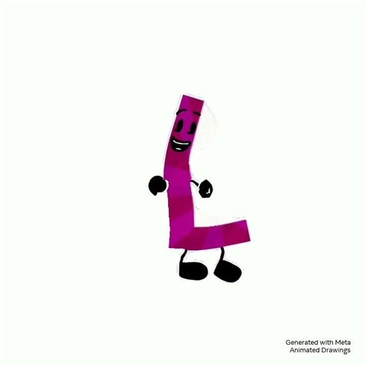 Endless Letter L on Animated drawings